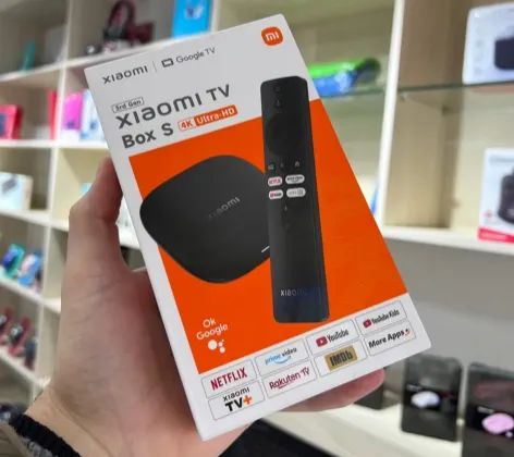 TV Box Xiaomi TV Box S Mi Box 4K 2Gb RAM/32Gb Android TV 14 WI-FI 6 3ª Geração Mi Box Nova