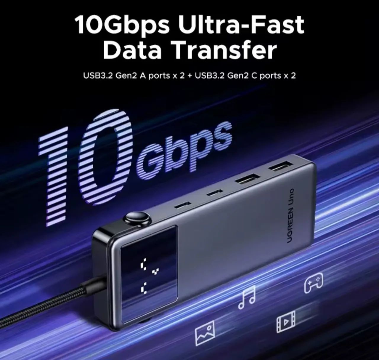 Ugreen 5-in-1 USB-C Hub HDMI 4K60Hz 63824102197889123