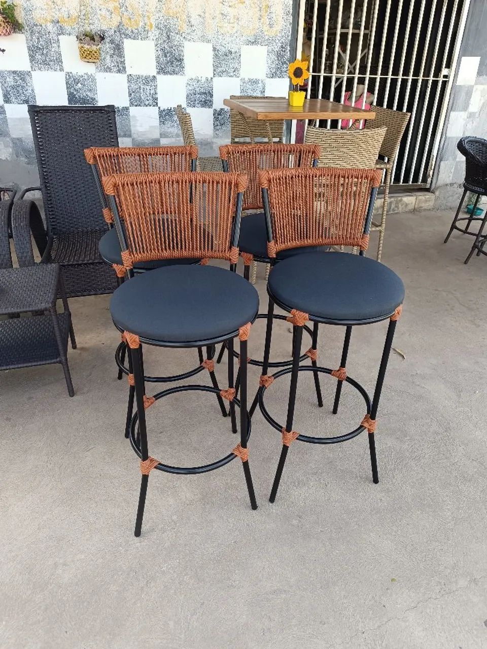 Jogo de Banquetas Gourmet com Design Moderno - Foto 2