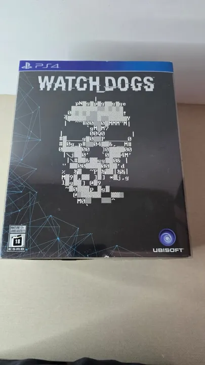 Edição de Colecionador Watch Dogs 1 ( POR FAVOR LER A DESCRIÇÃO!!!!! )