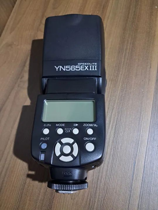 FLASH YN565EX III - POTÊNCIA E QUALIDADE COMO NOVO!<br>