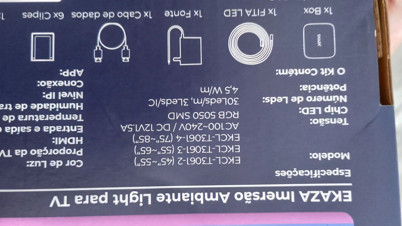 Iluminação Ambiente para TV - Ekaza RGB-IC - Foto 5