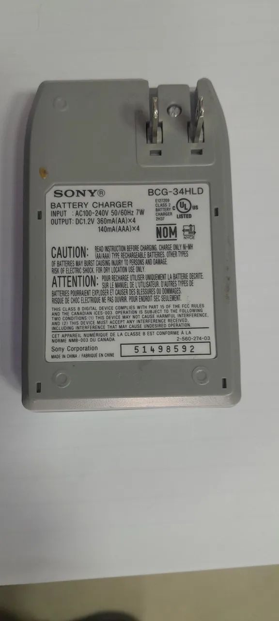 Carregador de pilhas SONY CICLE - Foto 2