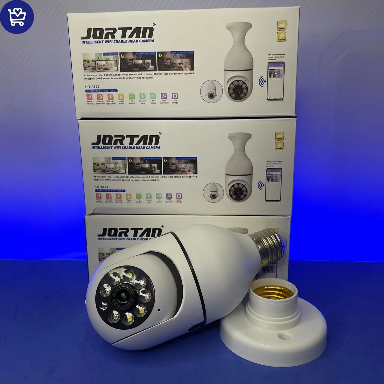 Câmera de Segurança JORTAN - Wifi e Inteligente - Foto 2