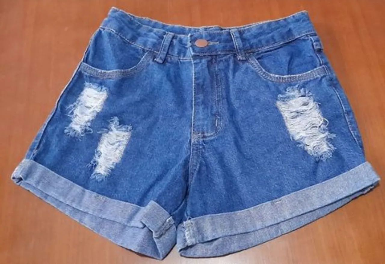 Bermuda Jeans Feminina 
