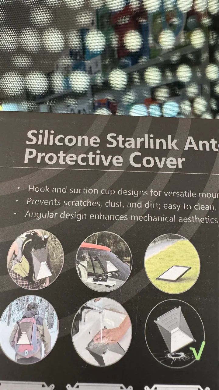 Case de silicone suporte para StarLink mini - Foto 3