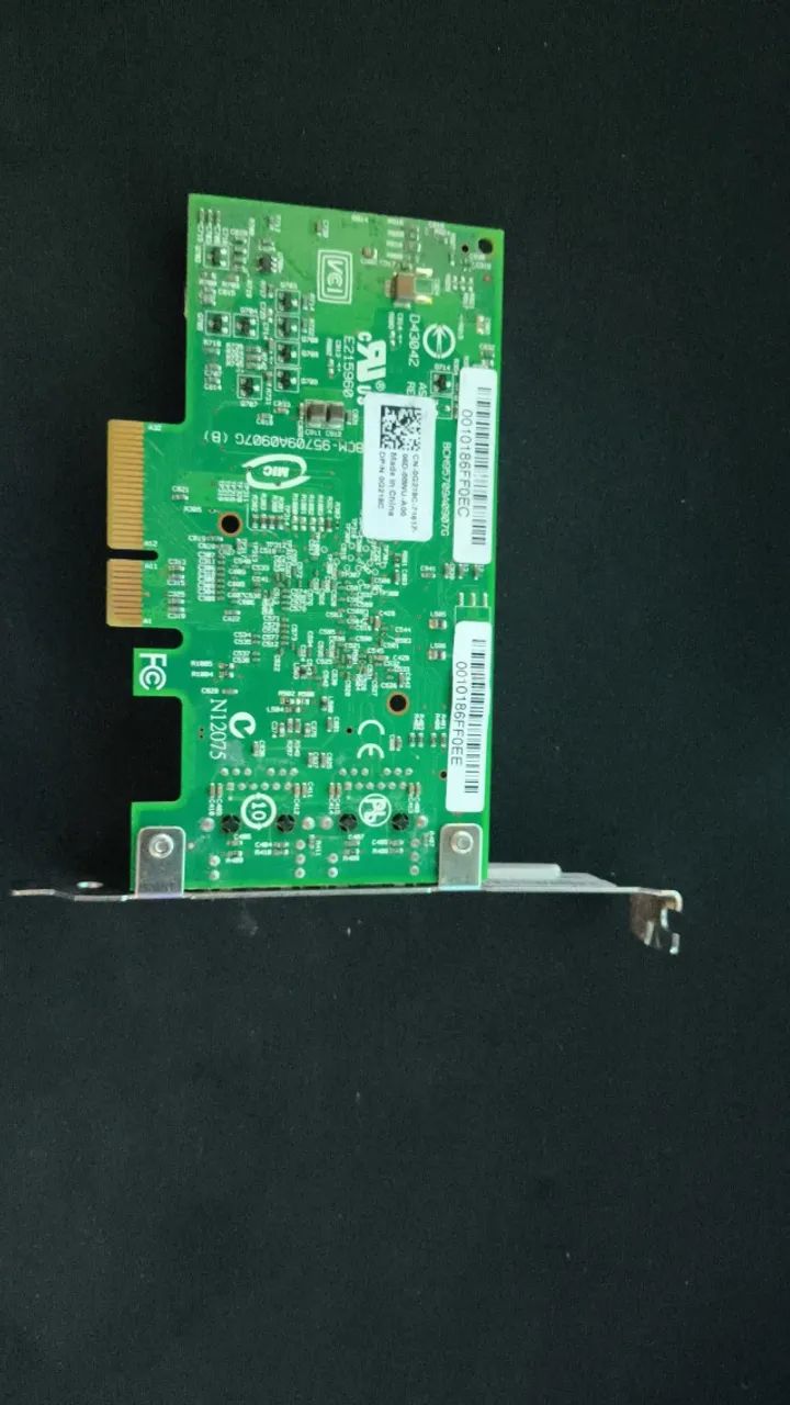 Placa Rede placa de rede Qlogic BCM5709C GIGABIT 10/100/1000 Pci-e 5709 - Foto 4
