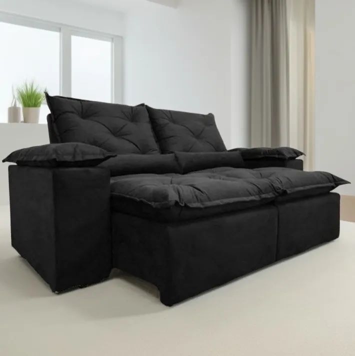 Sofá Retrátil e Reclinável Grécia 2,00 m- Produto Novo  - Foto 5