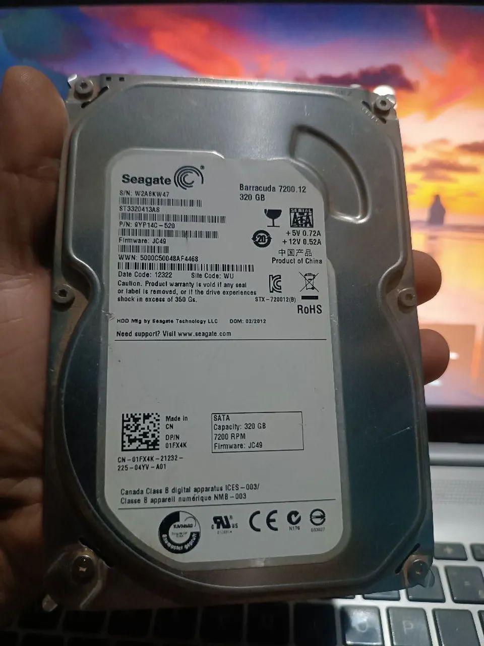 HD Seagate Barracuda 7200.12 320GB SATA - Foto 2