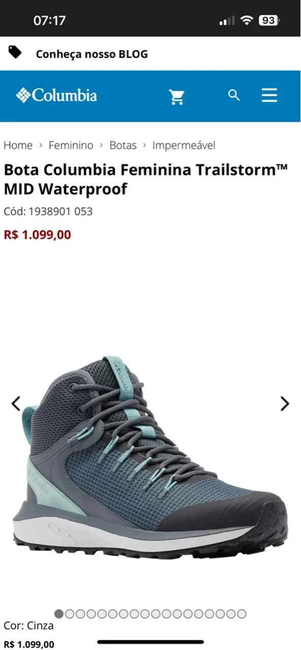 Bota Columbia Feminina Trailstorm? MID Waterproof