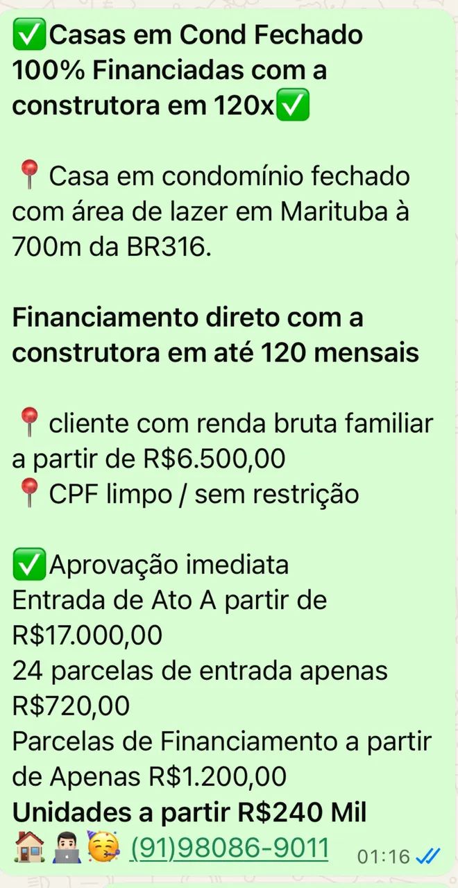Casa Marituba financiamento direto com a construtora  - Foto 2