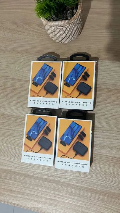 Lapela sem fio J13 Lavalier - Microfone duplo - Nas versões Tipo C e IOS - Foto 3