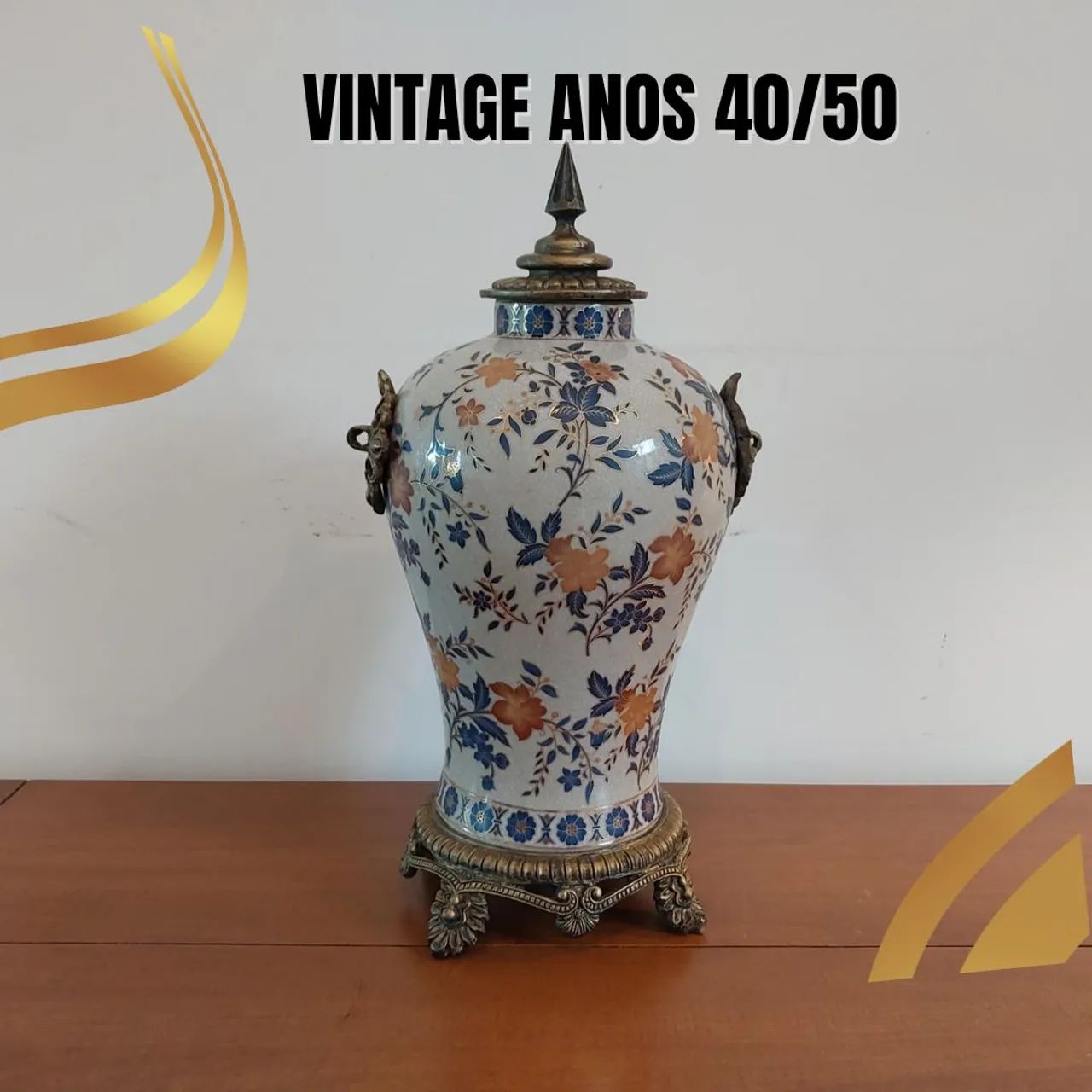 LINDO POTICHE CHINÊS - GRANDE - VINTAGE ANOS 40/50