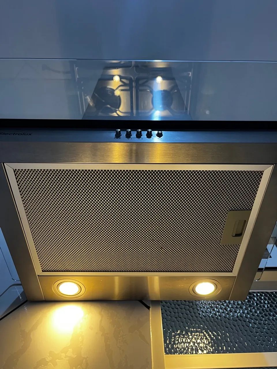 Coifa Electrolux Inox 220 Vts, para 4 bocas, 60cm com filtro carvão Ativado no - Foto 3