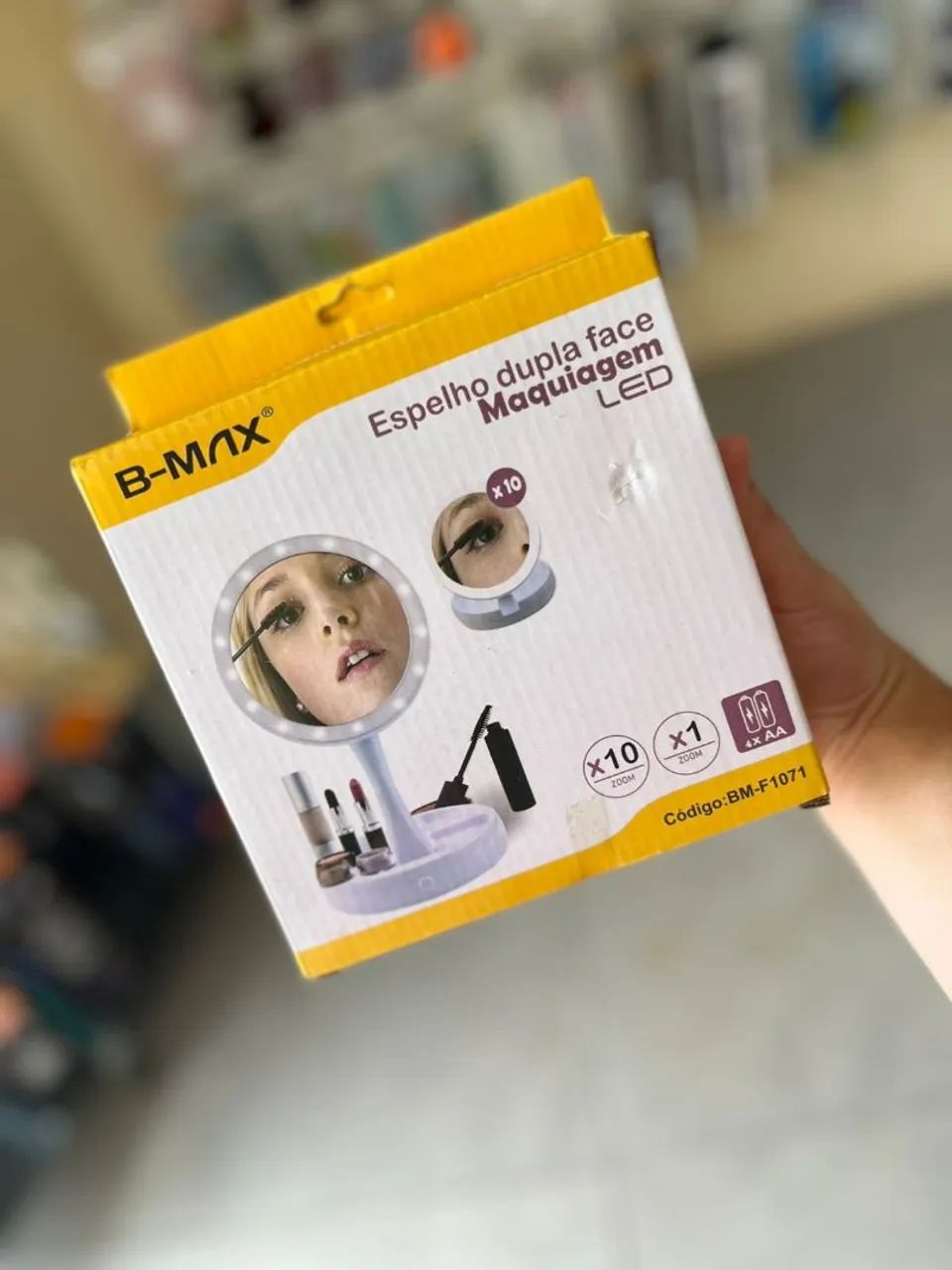 Espelho dupla face 