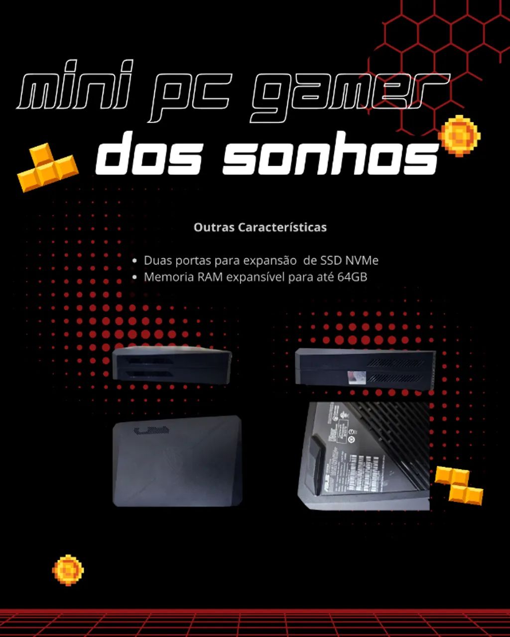 ASUS ROG NUC: Mini PC com Intel Core Ultra 9 e RTX 4070 - Foto 3