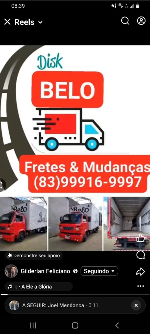 Fretes e mudanças 9.9916.9997