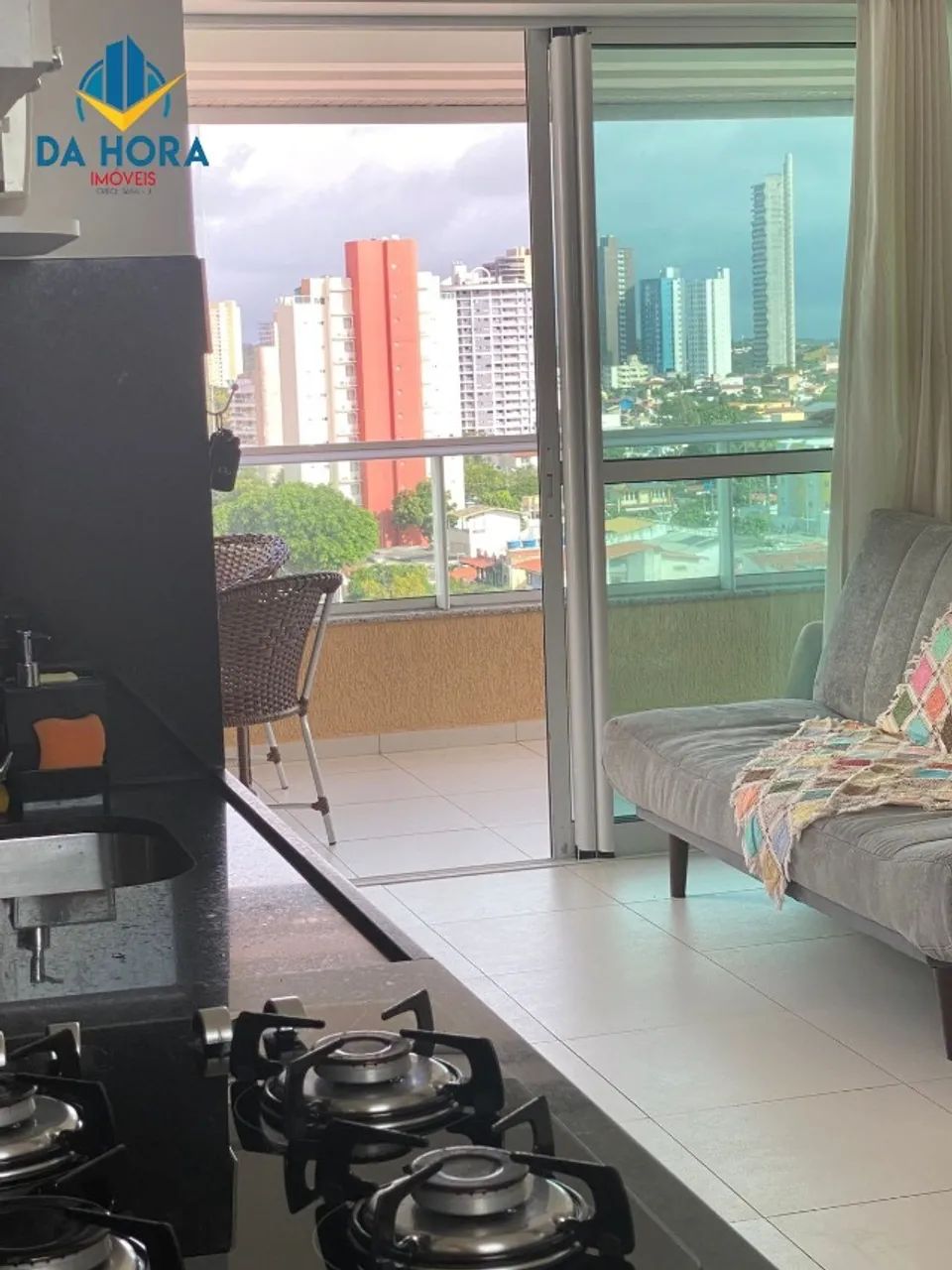 Flat de 2 quartos com vista incrível em Ponta Negra  - Foto 5