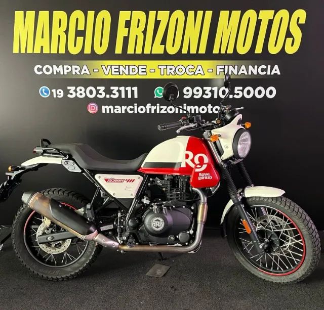 Royal Enfield Scram 411 White Flame 2023