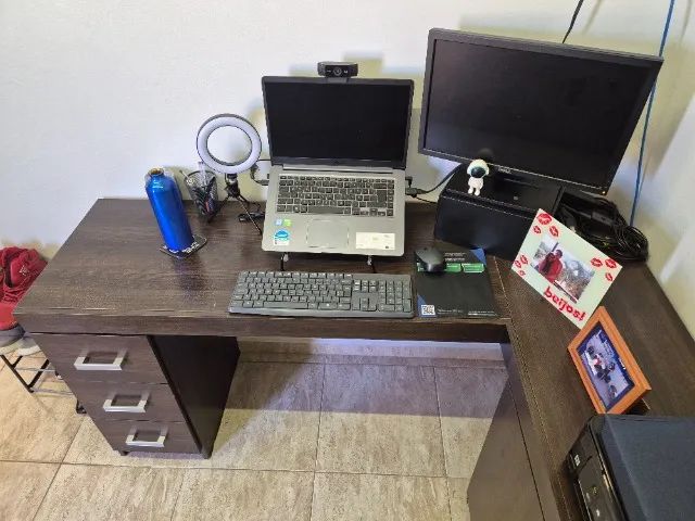 Mesa de canto em L para escritório - Foto 3