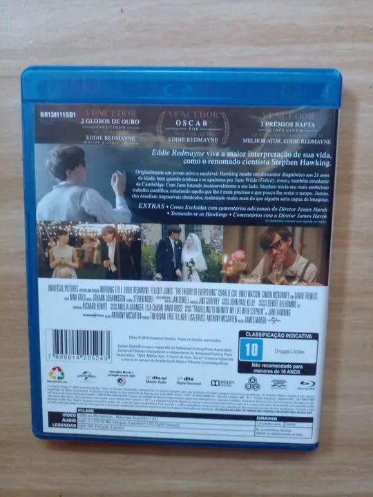 Dvd "a teoria de tudo" - Foto 2