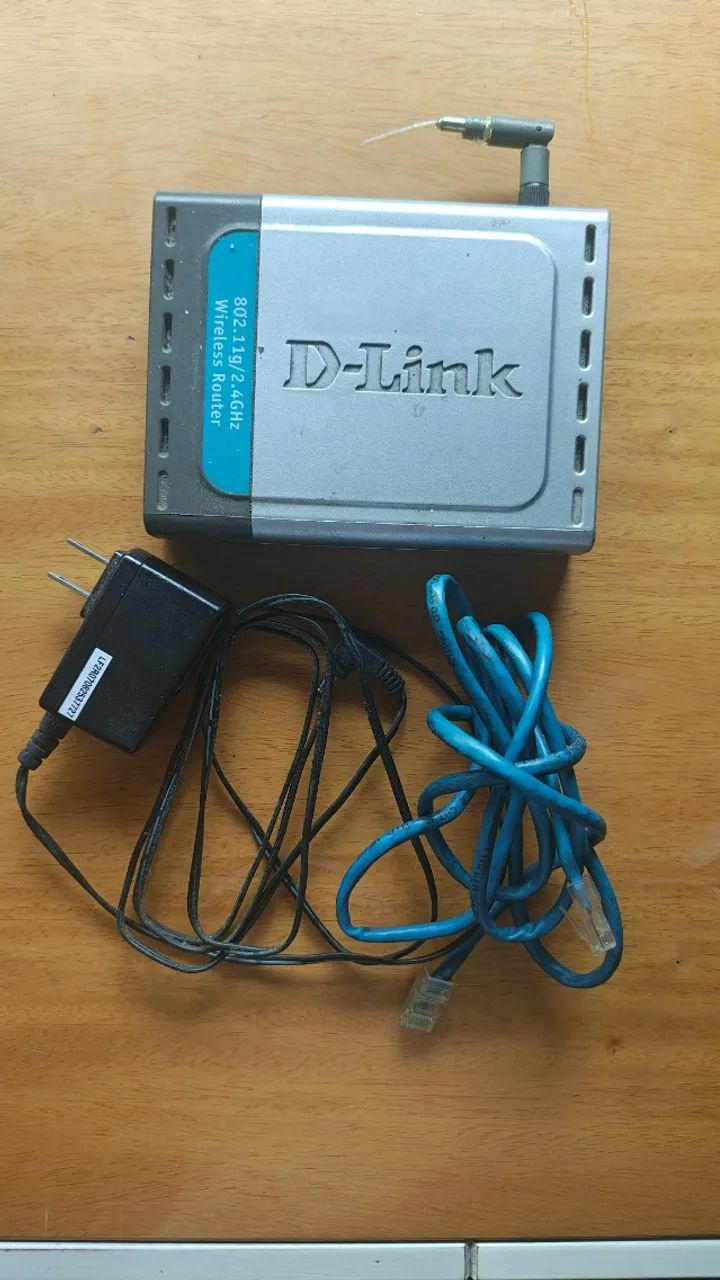 Roteador WiFi D-Link modelo DI-524 2.4GHz