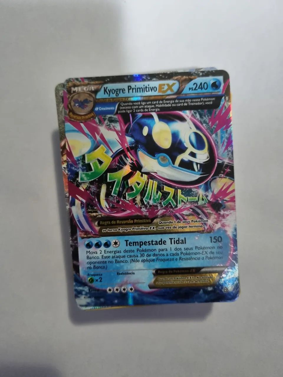 Kyogre Primitivo EX - Pokemon Card