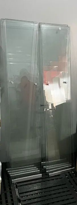 Porta de vitrine de vidro - Foto 3