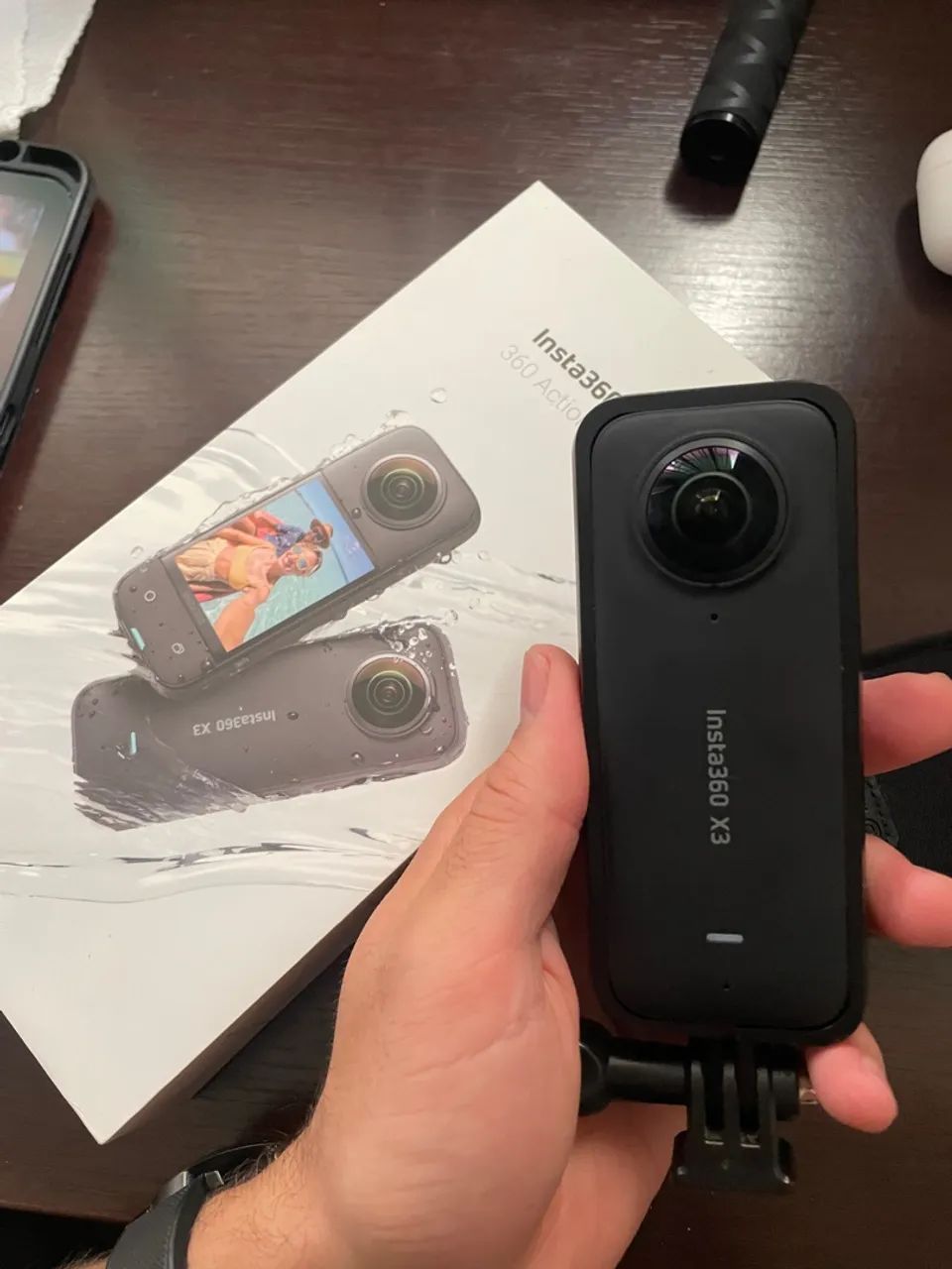 Câmera de Ação Insta360 X3 - Nova
