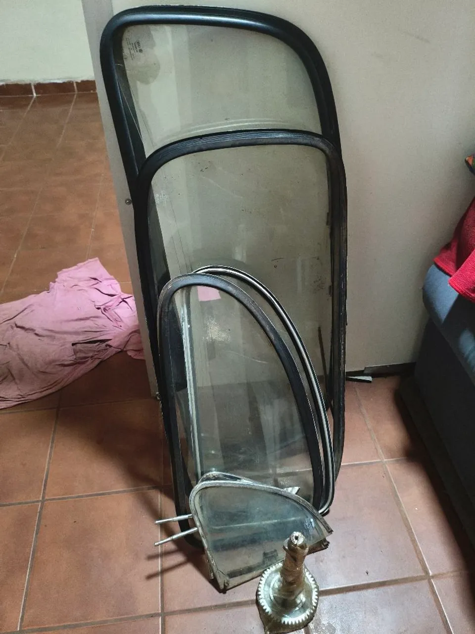 Parabrisa dianteiro e traseiro fusca