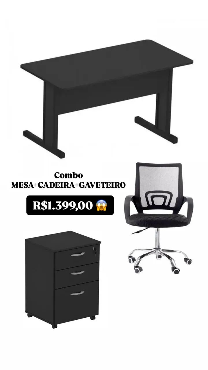 CONJUNTO MÓVEIS PARA ESCRITÓRIO- LOJA IKONMIXOFFICE  - Foto 5