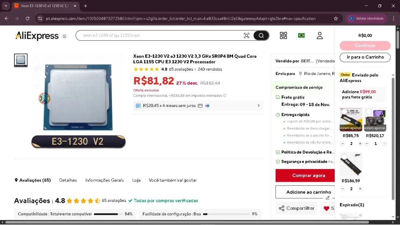 PC a venda64264610594563123