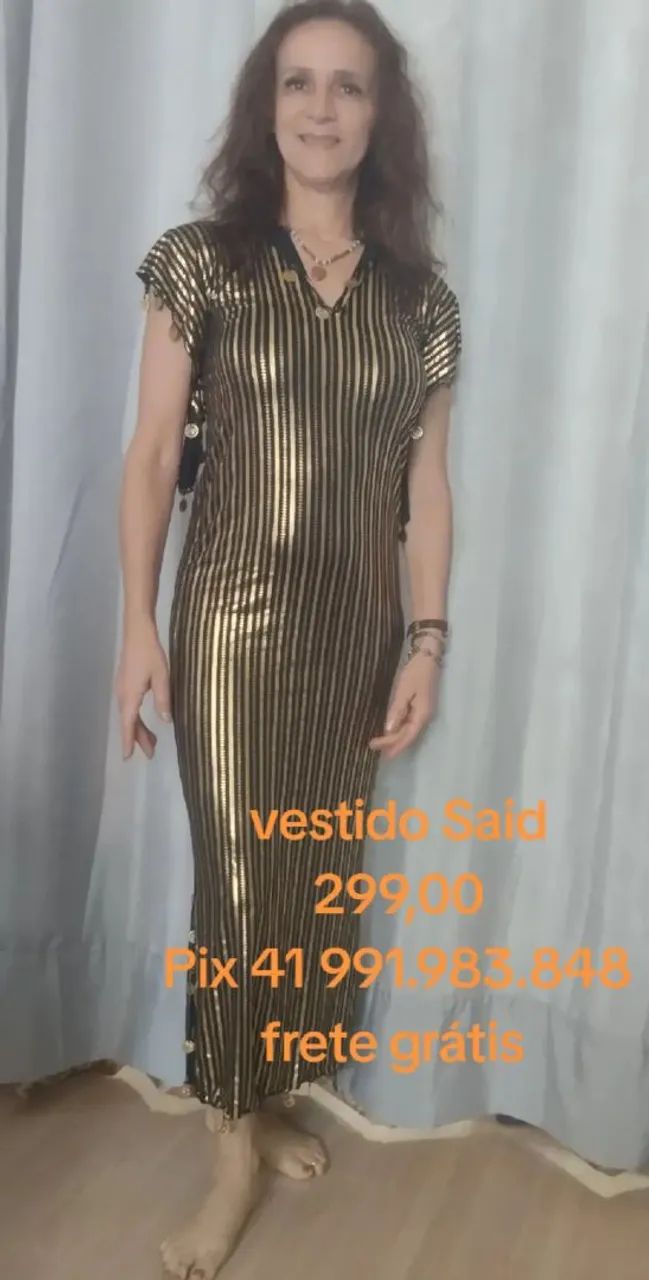 Vestido para dança do ventre 