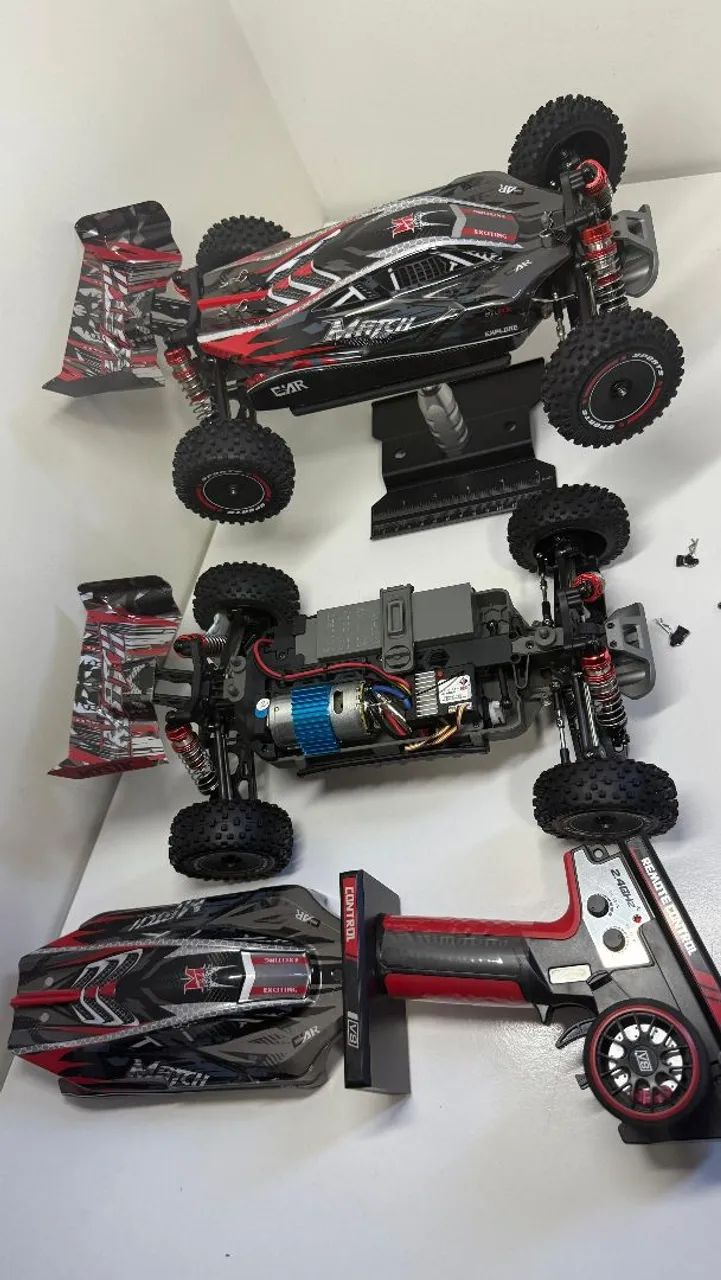 Carrinho de controle remoto profissional 4x4 - Foto 6