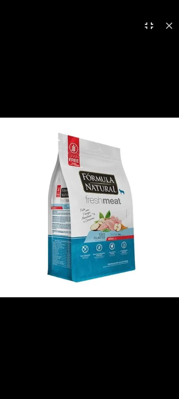 Ração Formula Natural Fresh meat para Filhotes porte médio 12 kilos