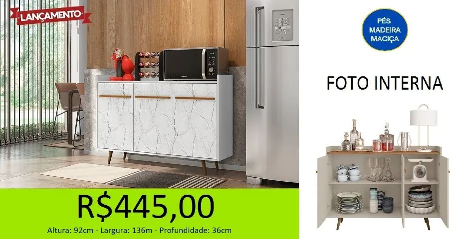 Balcão buffet a pronta entrega  - Foto 2