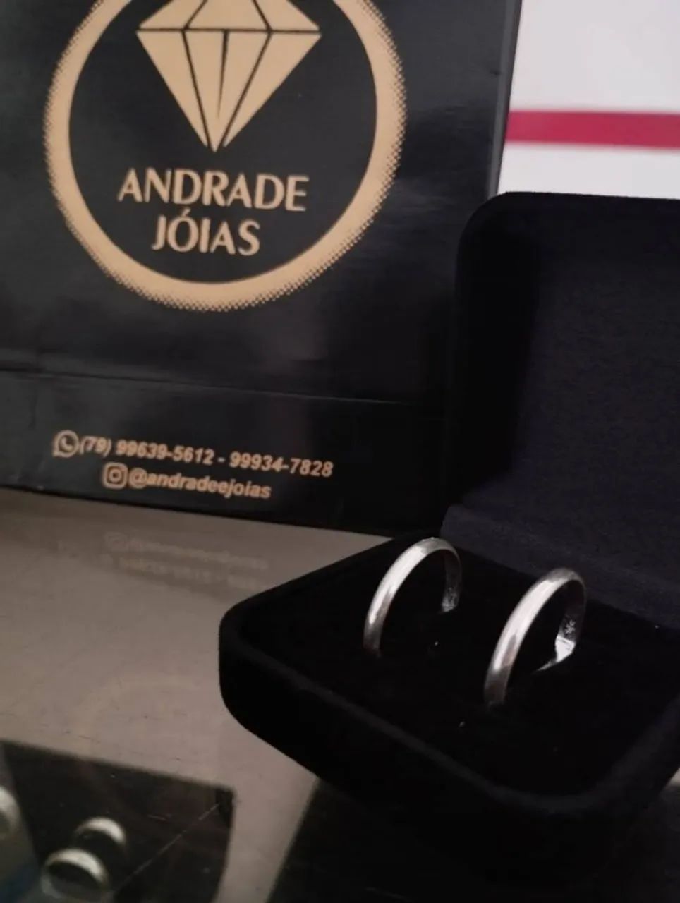 Alianças prata melhor qualidade  - Foto 2