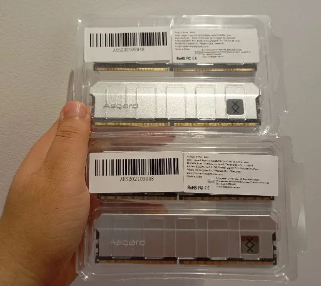 [Novo] Memória Ddr4 Asgard T3 4x16 GB (64GB) 3200 mhz - Foto 2