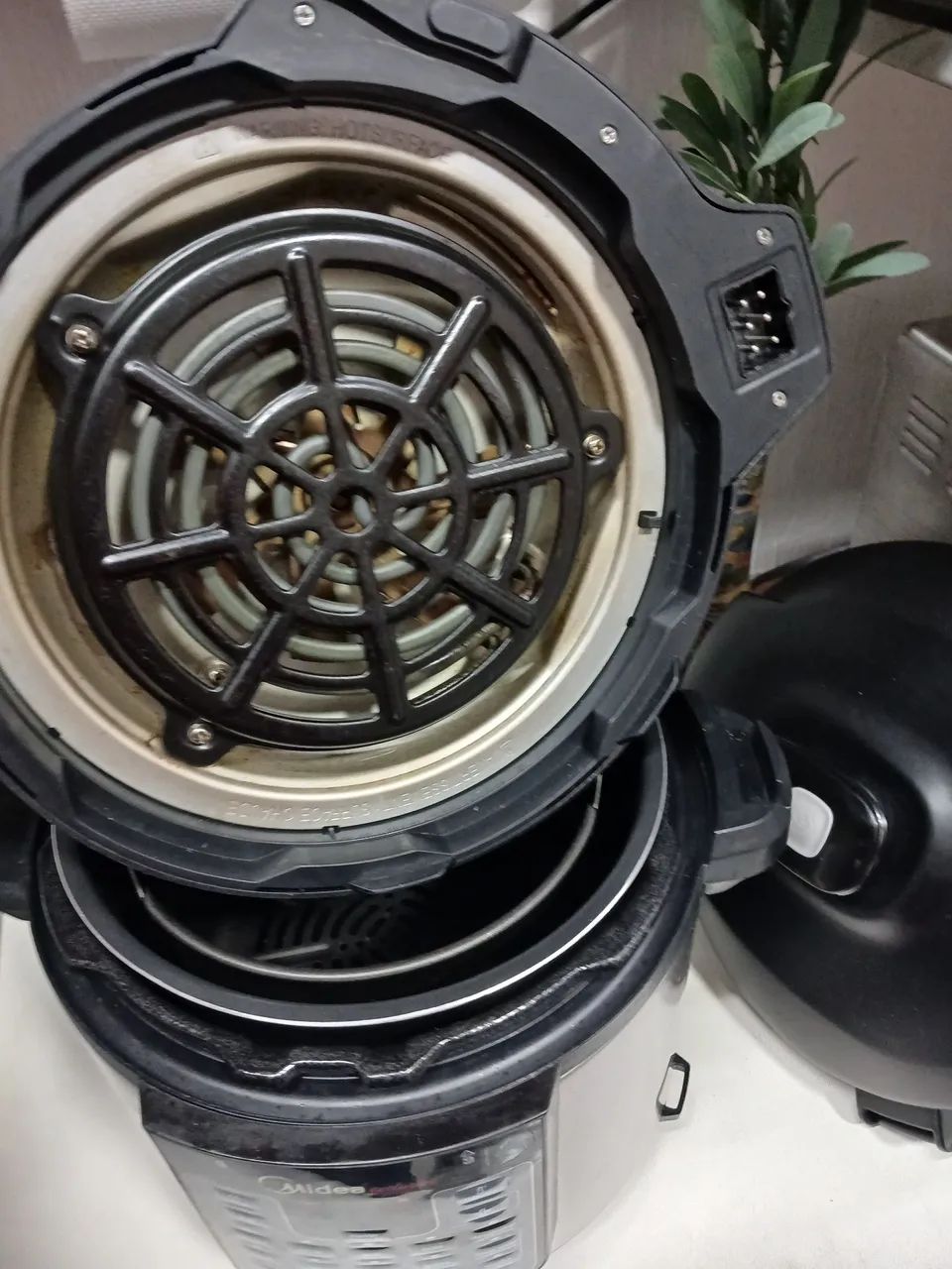 Panela pressão Air fryer kitchen revolution midea - Foto 5