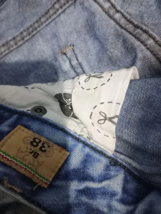 Short Jeans feminino Azul 38