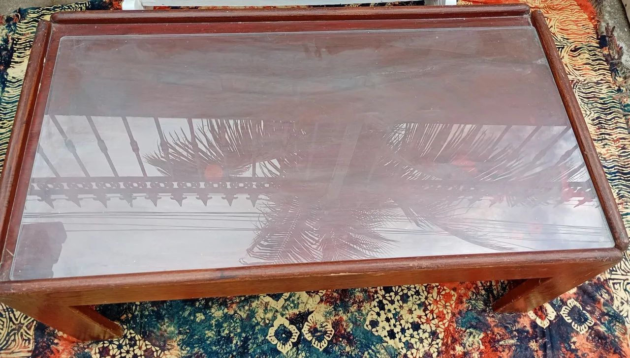 Mesa de Centro Retangular com Tampo de Vidro64842835466243121