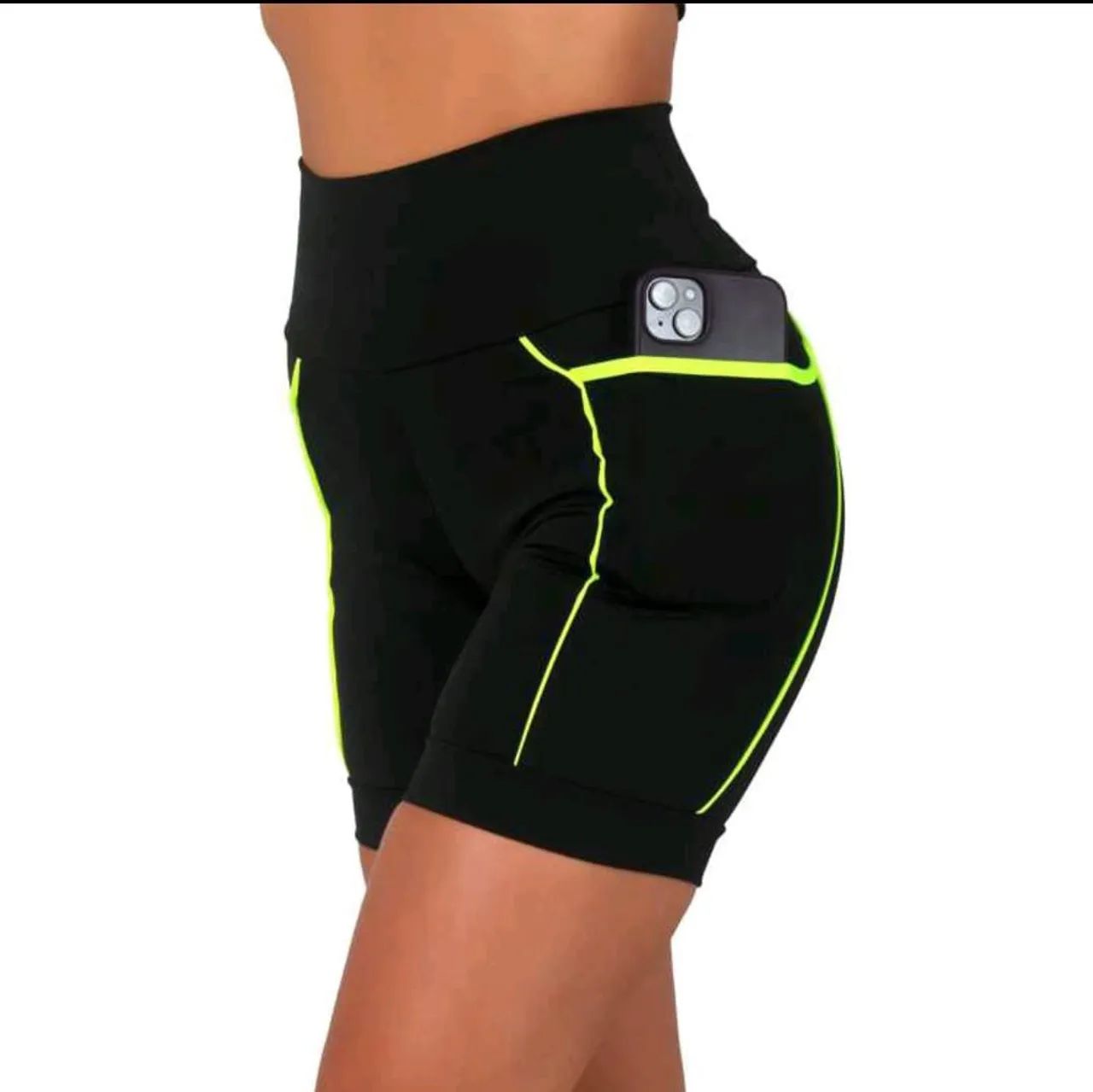 Shorts de Academia com Bolso para Celular - Foto 3