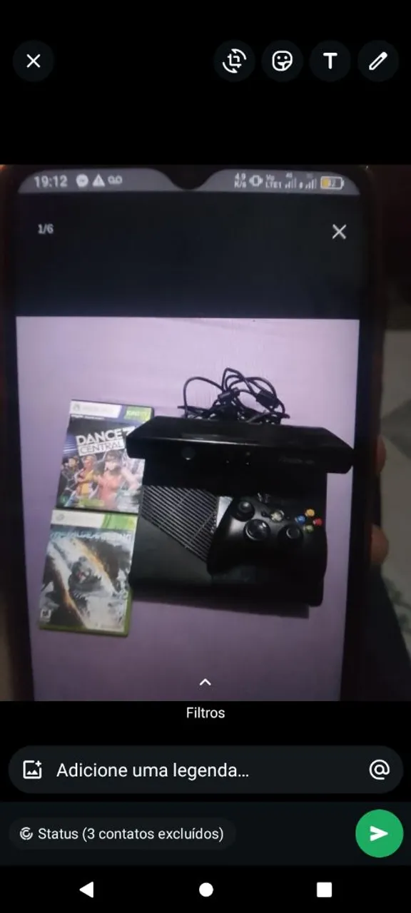 Xbox 360 com jogos