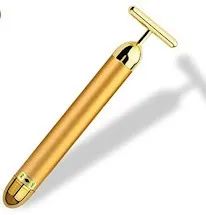 Massageador Facial Vibrata Gold Harmonização Energy Beauty - Foto 2