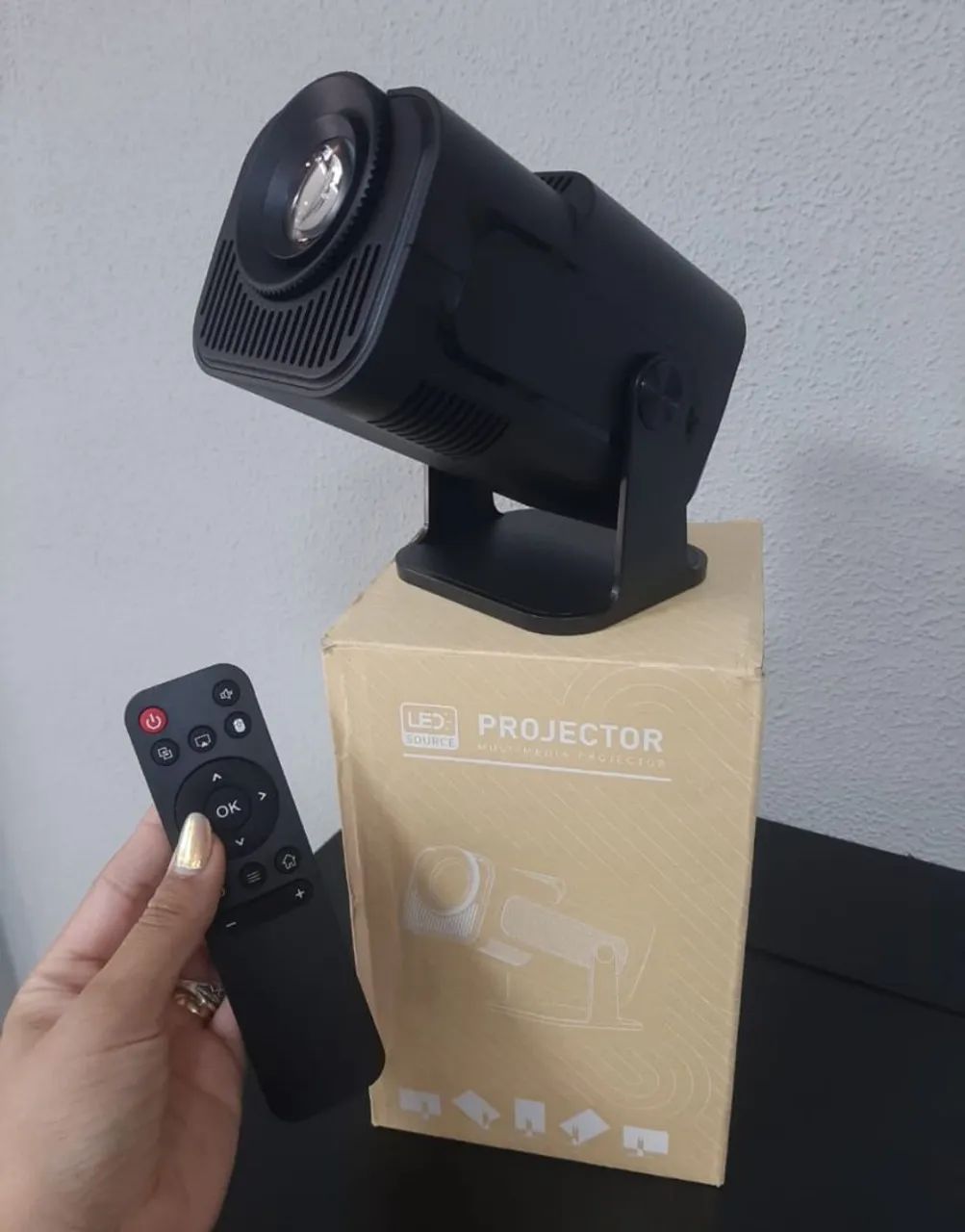 Projetor Hy320 Android (1080p) - o melhor, queima - Foto 3