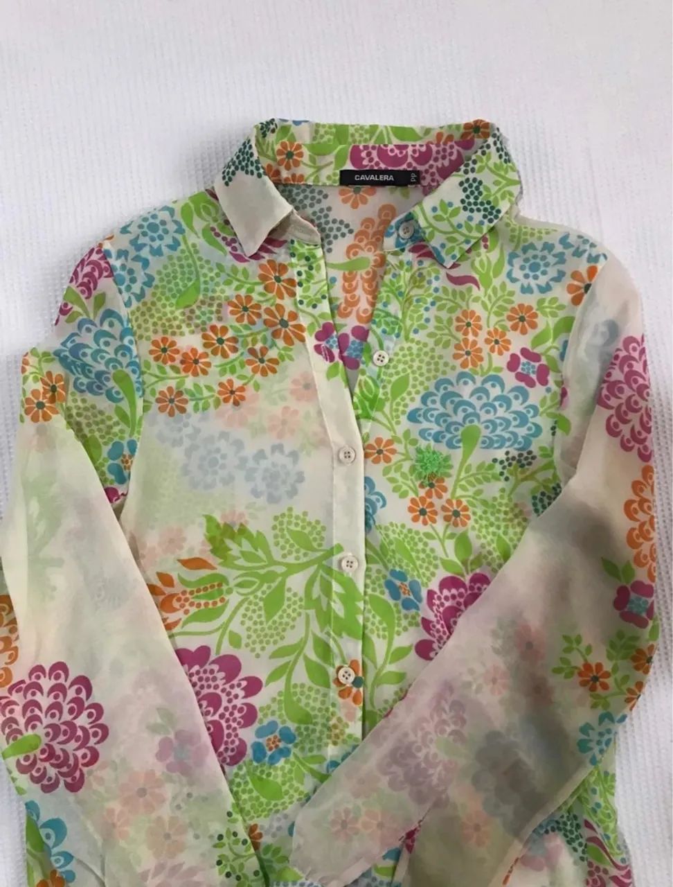Camisa Cavalera Floral Colorida - Foto 3