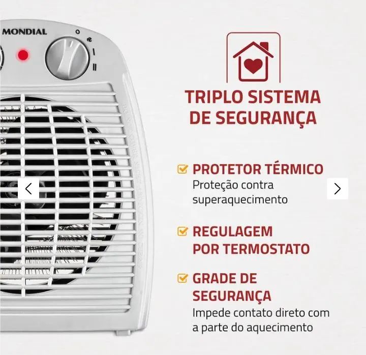 Aquecedor Elétrico Mondial - Foto 3