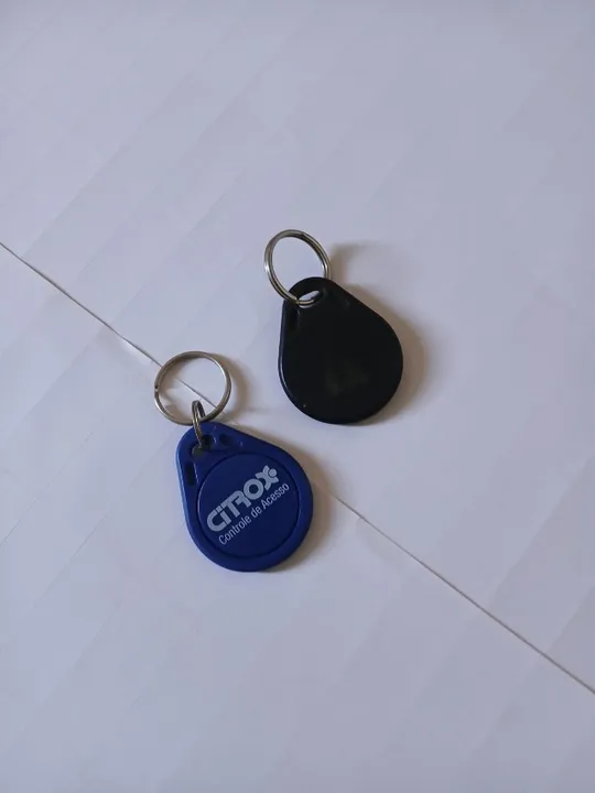 Kit 2 Tag Chaveiro Regravável Portão Garagem