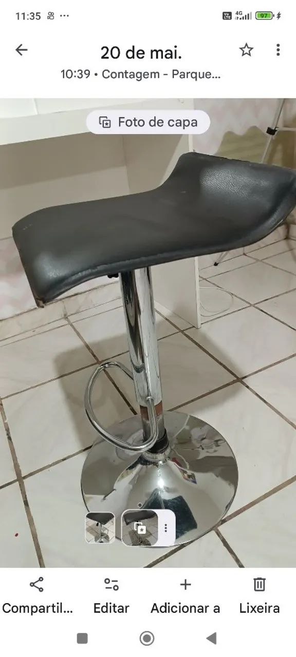 Banqueta regulável 