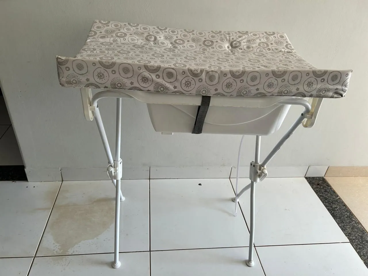 Banheira com trocador